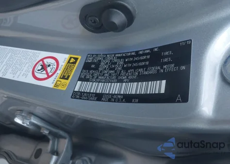 2019 Toyota Highlander Xle from USA, damaged, VIN 5TDKZRFHXKS574489